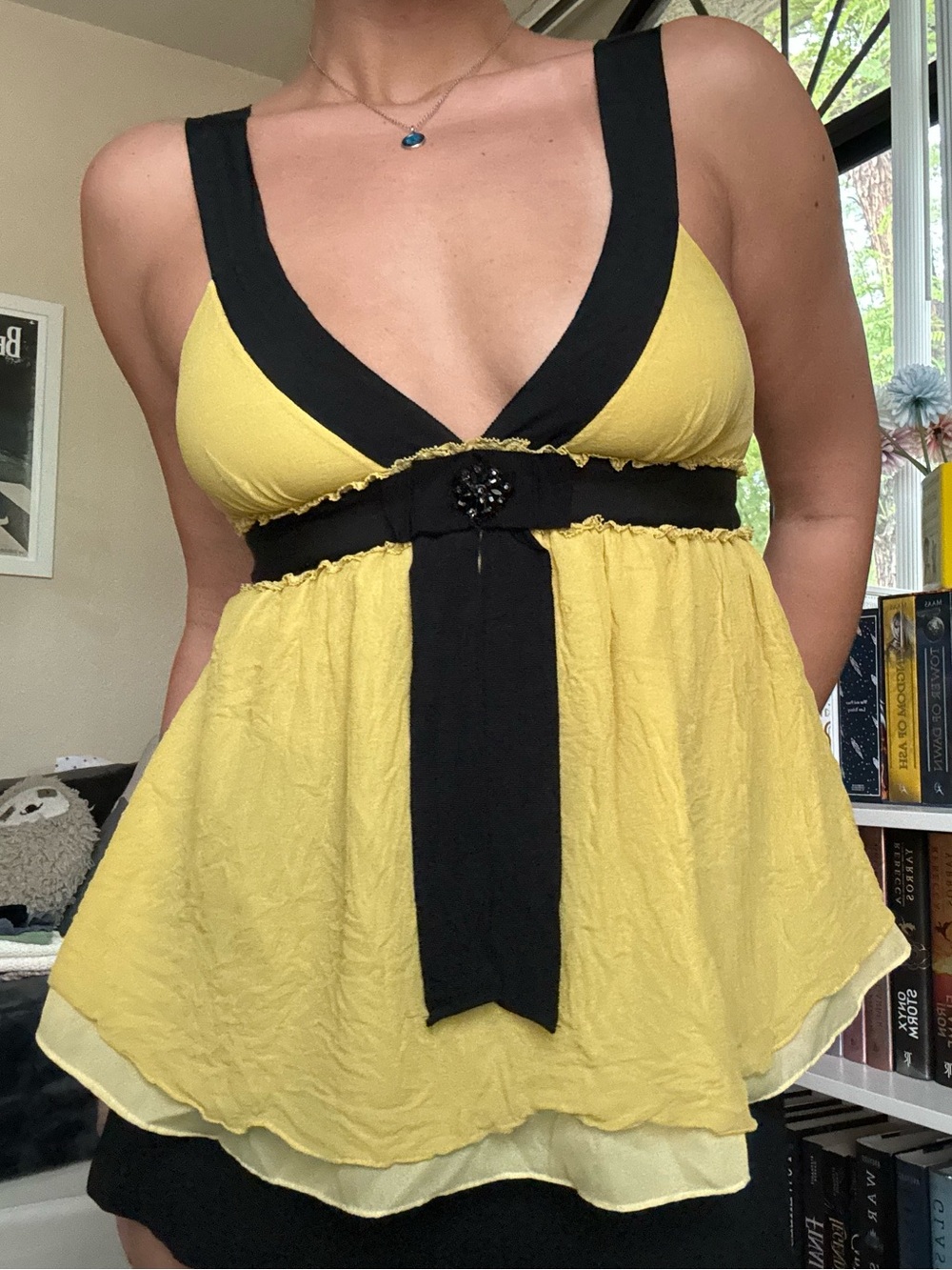 XXI Babydoll Y2K Flowy Tank Top